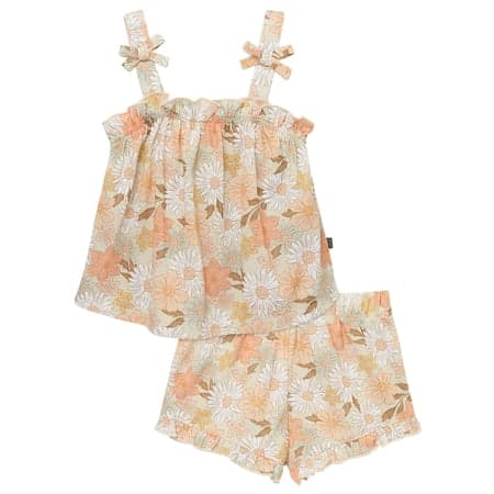 Modern Moments by Gerber Toddler Girl Pajama Set, 2-Piece, Sizes 12 Months - 5T