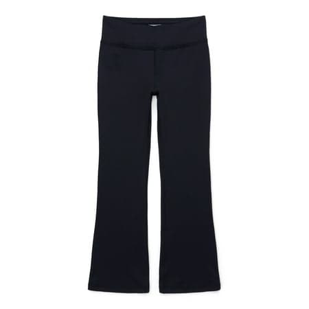 Athletic Works Girls Active Flare Leggings with UPF 30, Sizes 4-18 & Plus