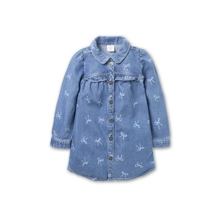 Wonder Nation Toddler Girl Denim Dress, Sizes 12 Months - 5T