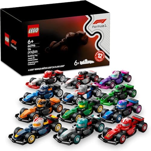 LEGO F1 Collectible Race Cars 6-Pack - 40% Off