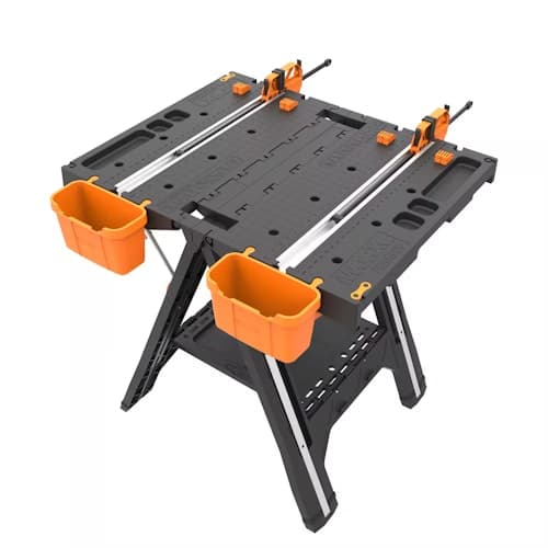 Versatile 2-in-1 Folding Work Table & Sawhorse from Worx