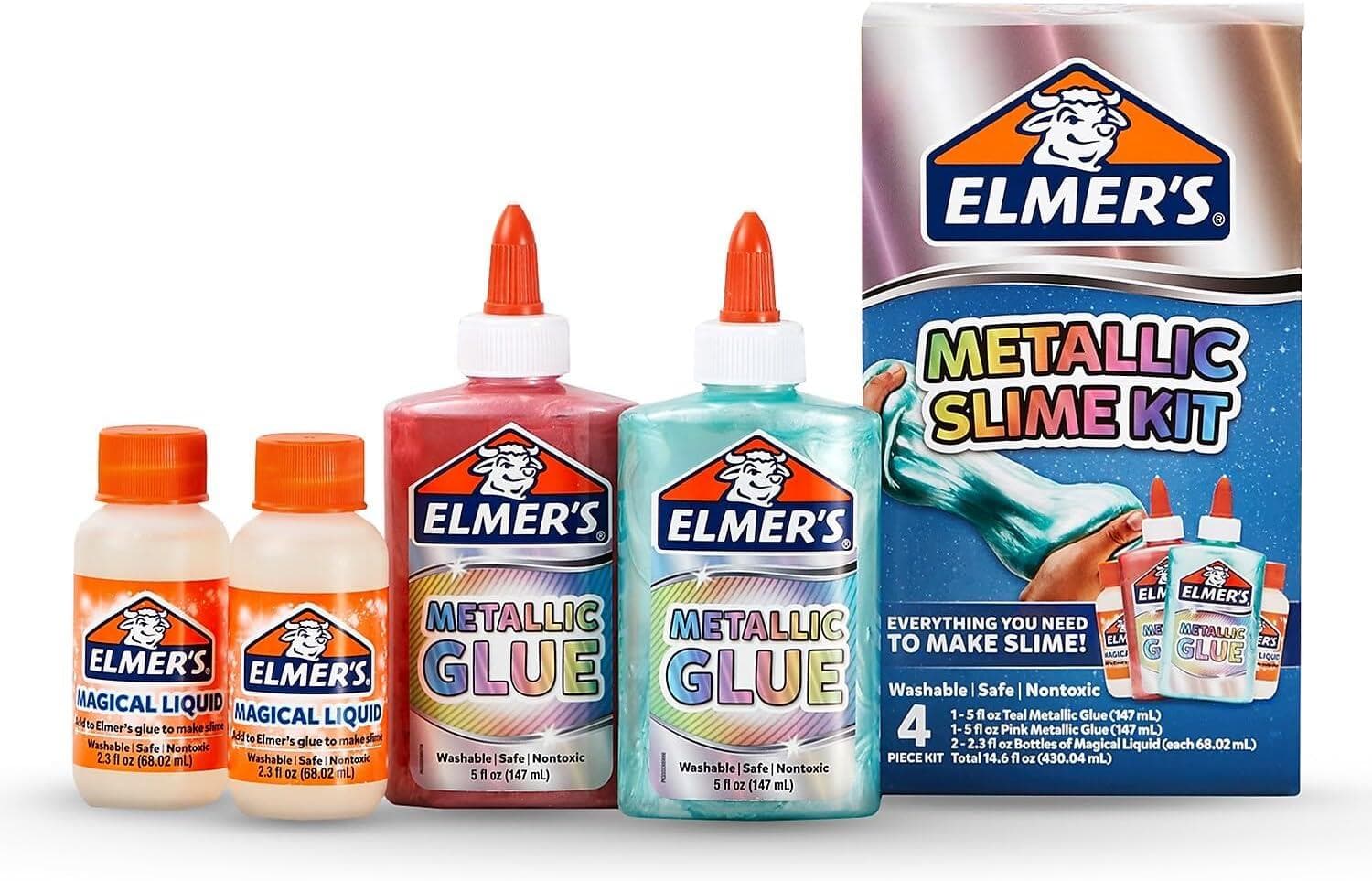 Elmer's Metallic Slime Kit with Glue and Activator at 44% Off
