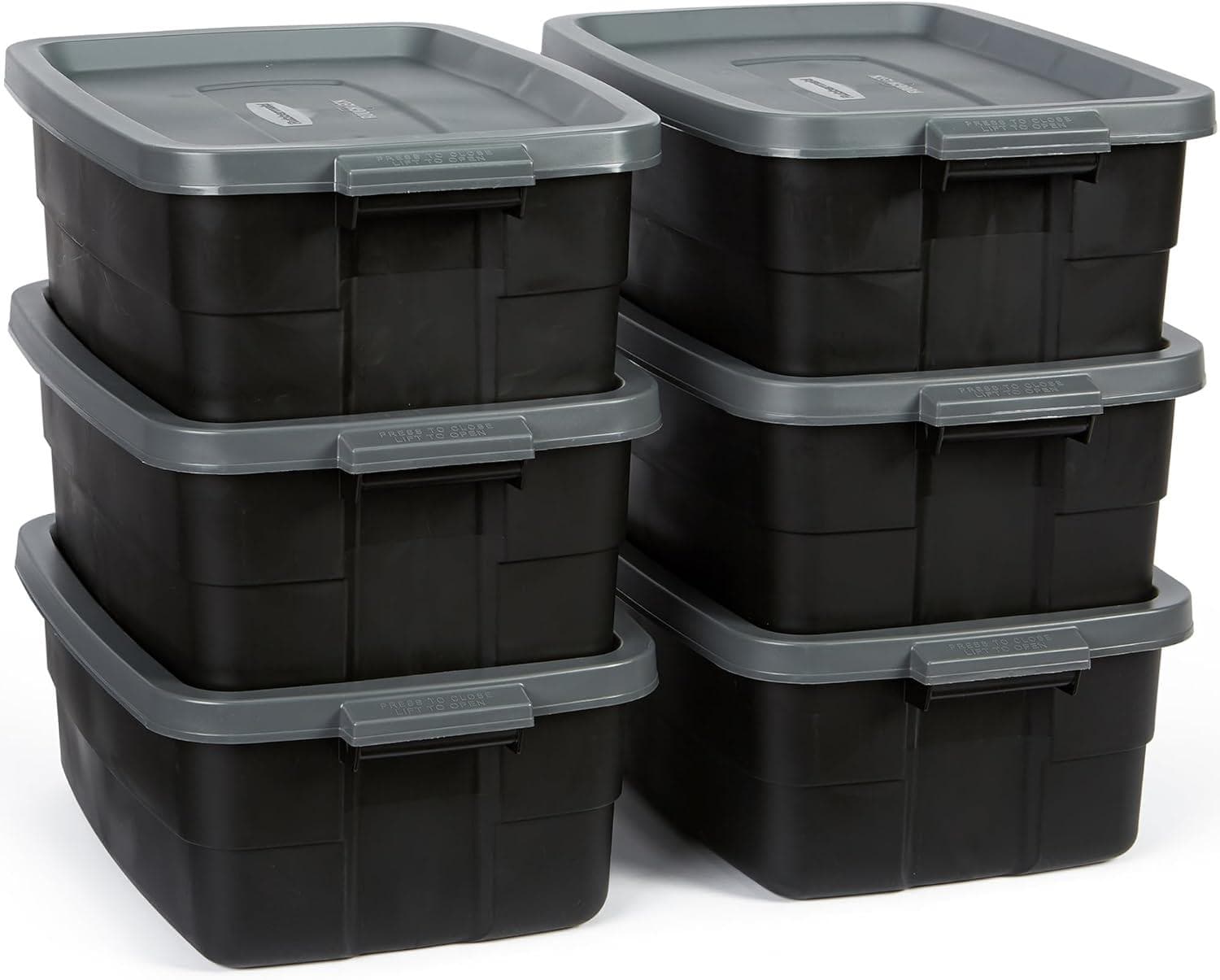 57% Discount on 6-Pack 10-Gallon Rubbermaid Storage Bins