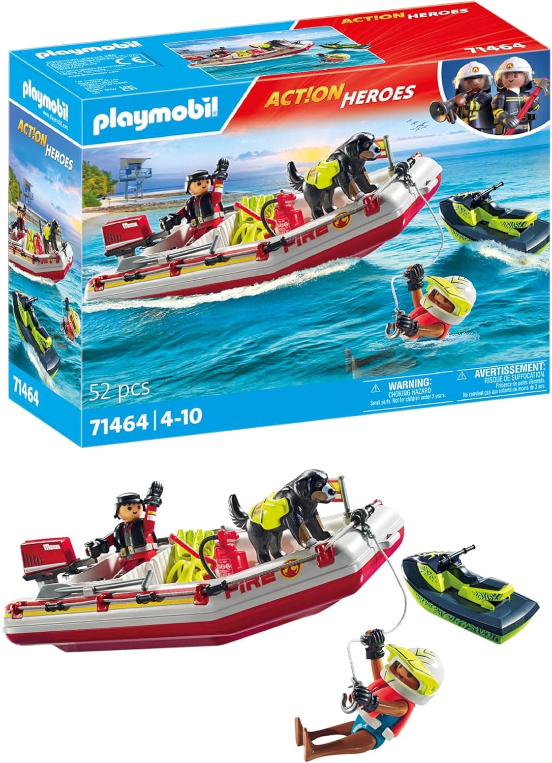 Dive into Adventure with the Playmobil Fireboat