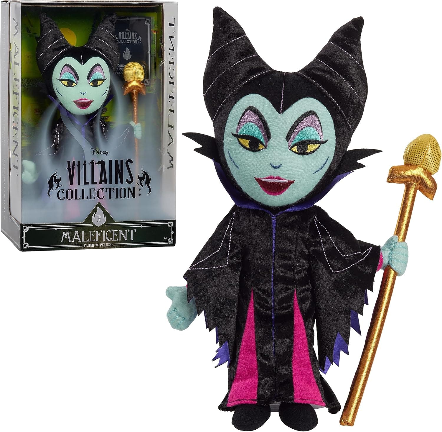 Maleficent Plush Doll: Iconic Disney Villain Collectible