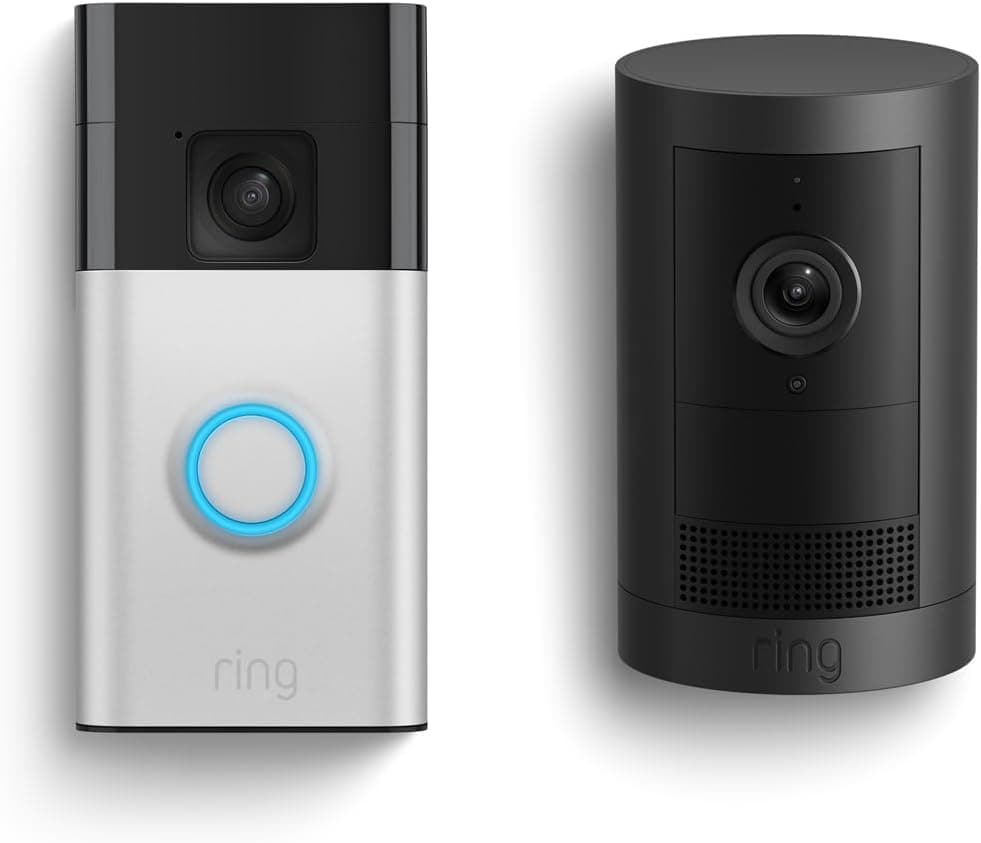 Ring Battery Doorbell and Outdoor Cam Bundle - Save over 30%