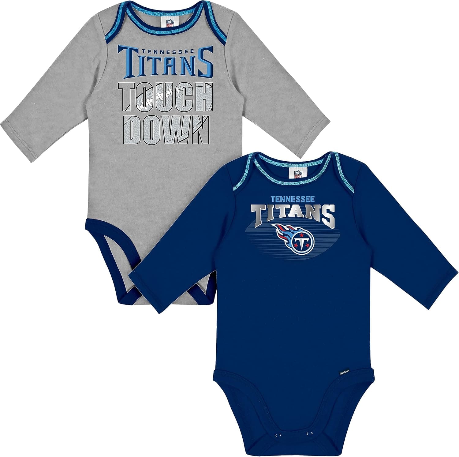 Cheer on the Titans in Style: NFL Baby 2-Pack Bodysuits
