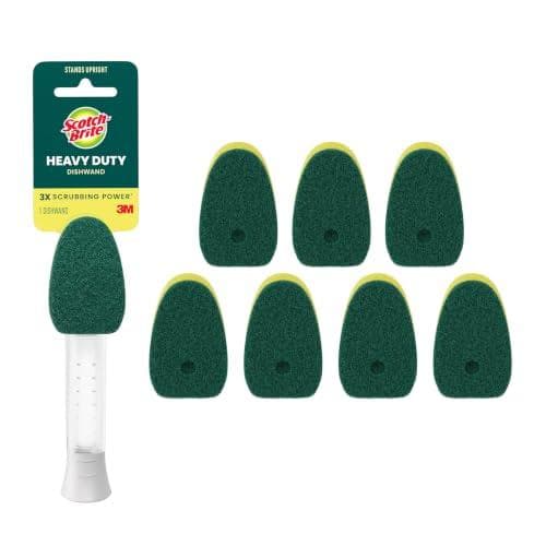 Scrub with Ease using Scotch-Brite Heavy Duty Dishwand Kit