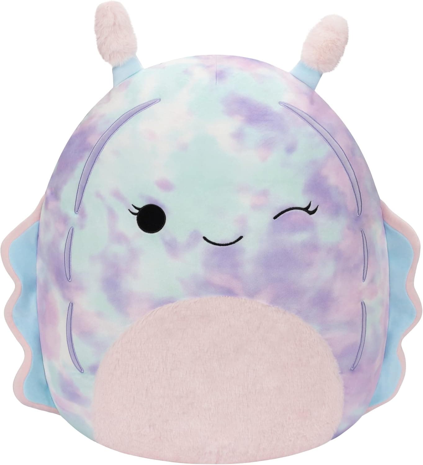 Plush Squishmallows Pink & Blue Tie-Dye Sea Slug