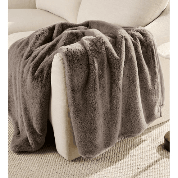 Better Homes & Gardens 50" x 72" Faux Fur Ultra Soft Oversized Throw Blanket Walmart