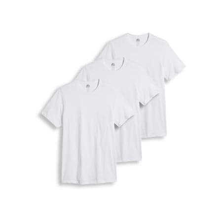 Jockey® Essentials Men's 100% Cotton T-shirt, 3 Pack, Undershirts, Comfort Crew Neck Style, Staycool+ Technology, Sizes Small, Medium, Large, Extra Large, 2XL, 3XL, 6803