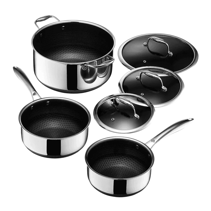 6-Piece HexClad Cookware Set for $200