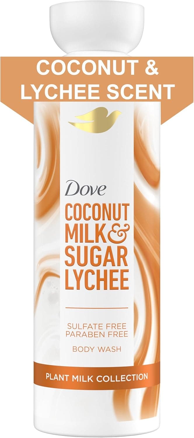 Moisturizing Dove Body Wash with Coconut & Lychee