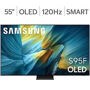 Immersive 4K OLED TV Experience at Costco: Samsung S95F 55" Smart TV with 5-Year Warranty
