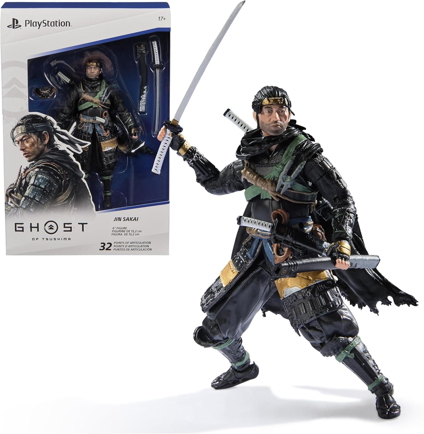 Immersive PlayStation Action: Ghost of Tsushima Samurai Figure Set