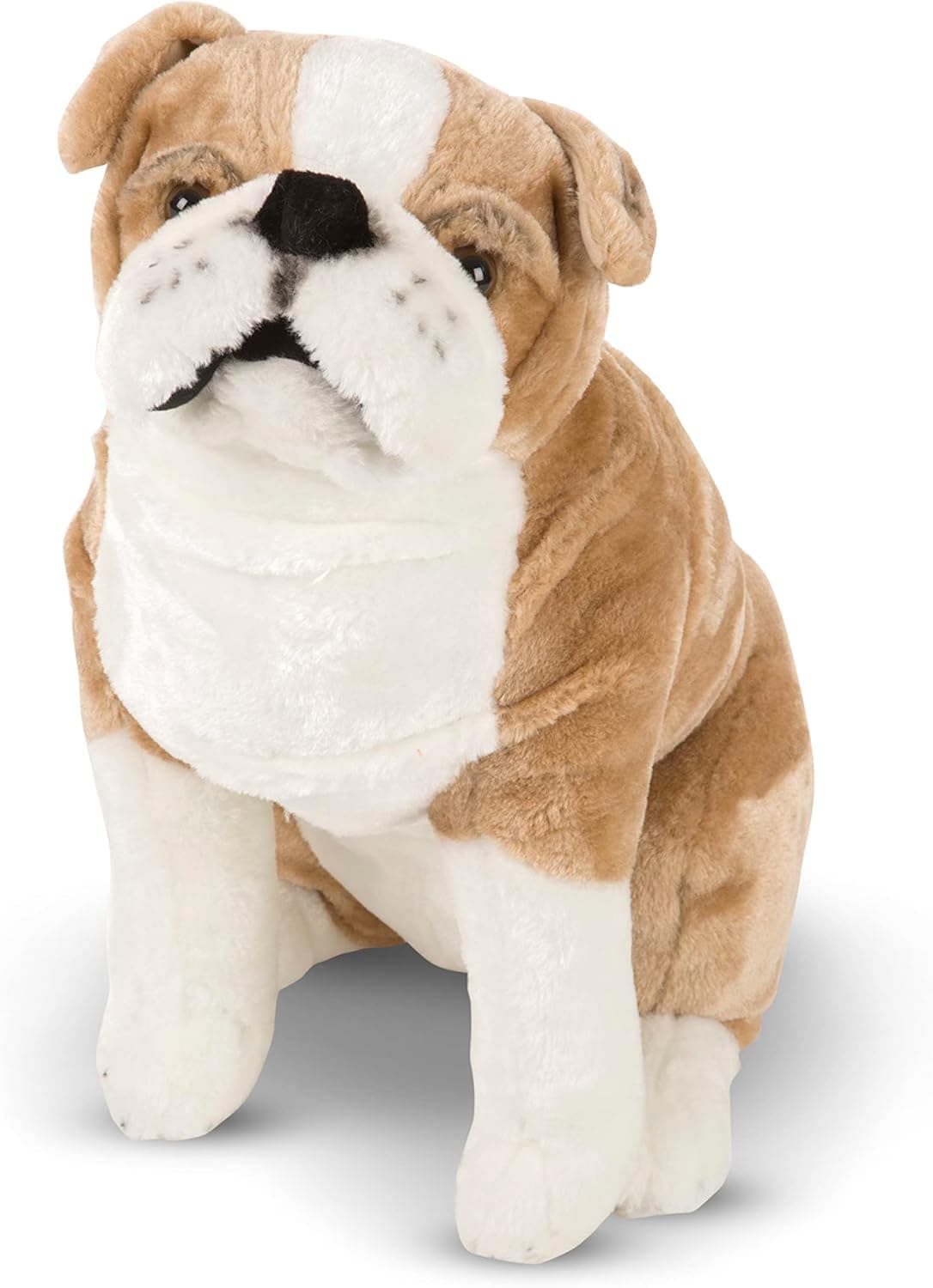 Massive Plush Bulldog - Lifelike Stuffed Animal from Melissa & Doug