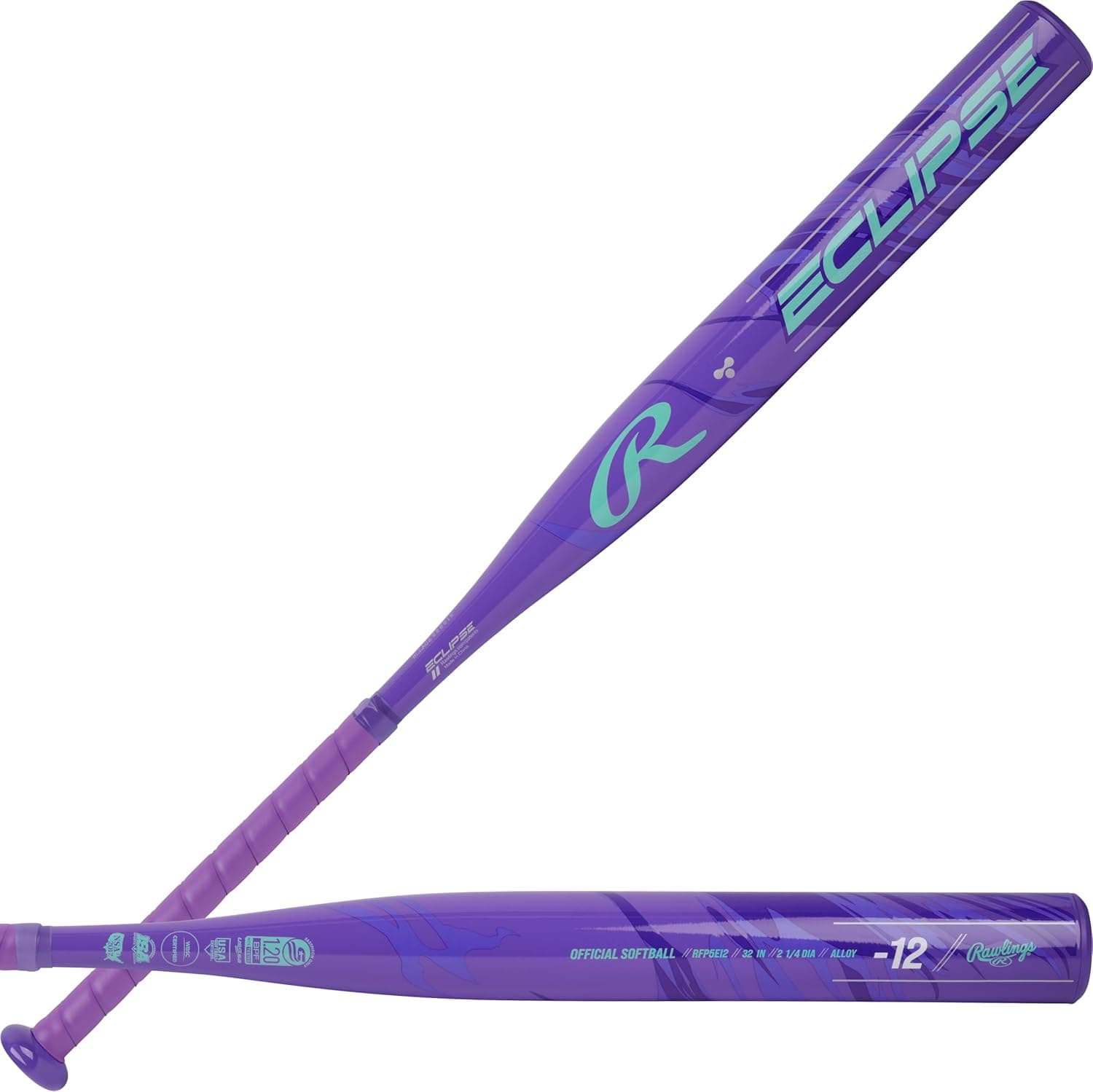 Rawlings Eclipse Fastpitch Softball Bat - 32-inch, -12 Drop