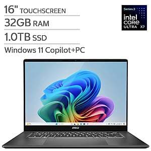 Powerful Laptop Deal for Costco Members - MSI Prestige 16 with OLED Touch