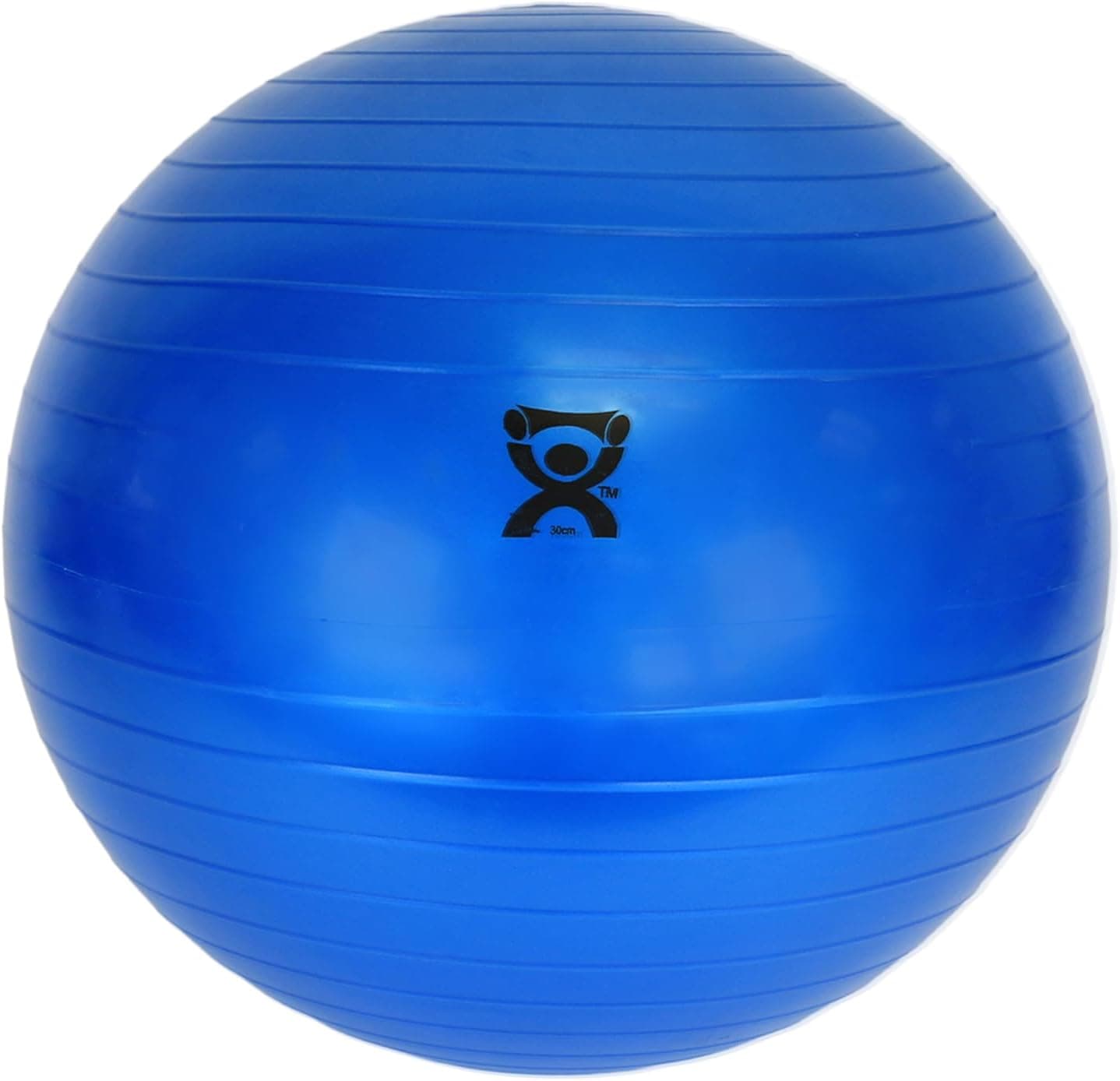 CanDo Inflatable Exercise Ball - Blue 12", Durable Extra Thick Non-Slip Stability Ball for Core Workouts, Yoga, Pilates, Active Seating, Physical Therapy, Pregnancy, Home Gym, Flexibility