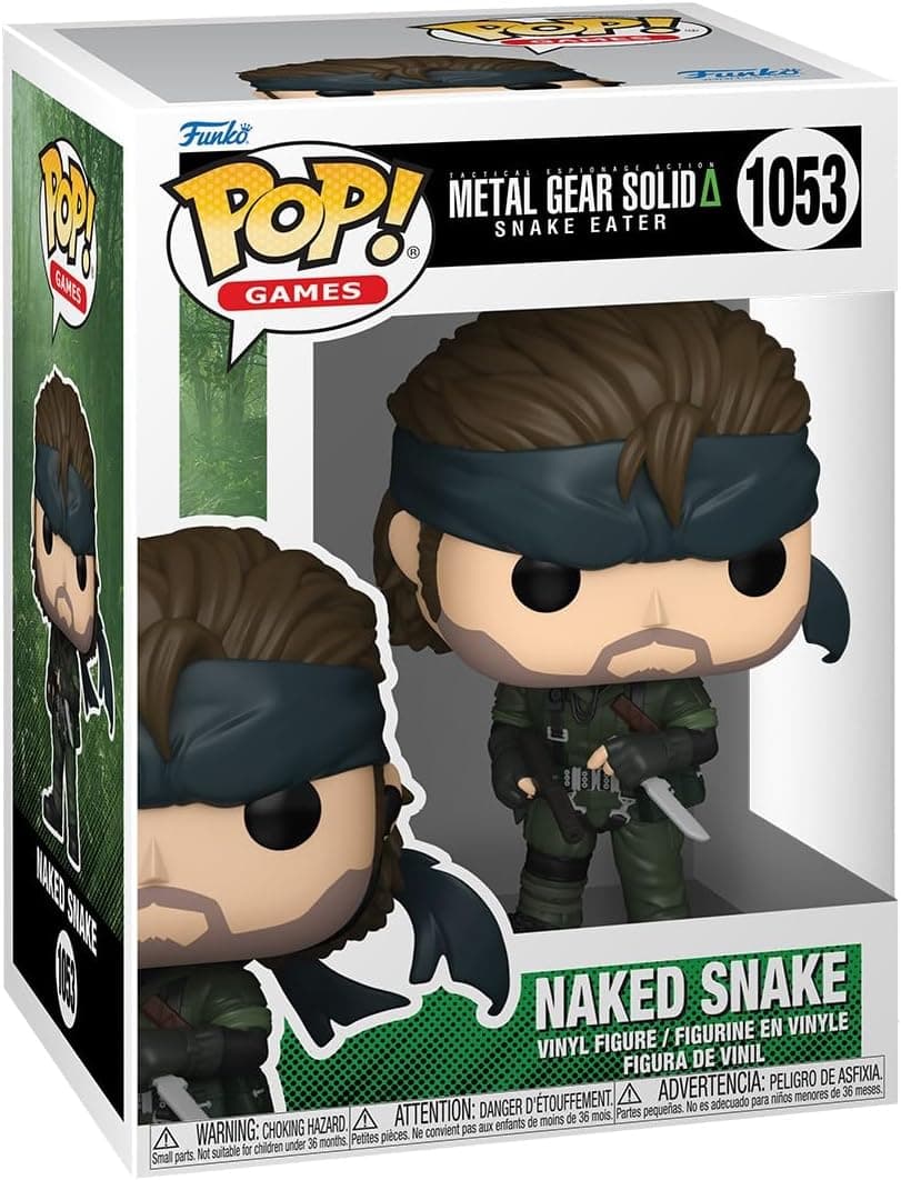Funko Pop! Metal Gear Solid Naked Snake Collectible Figure