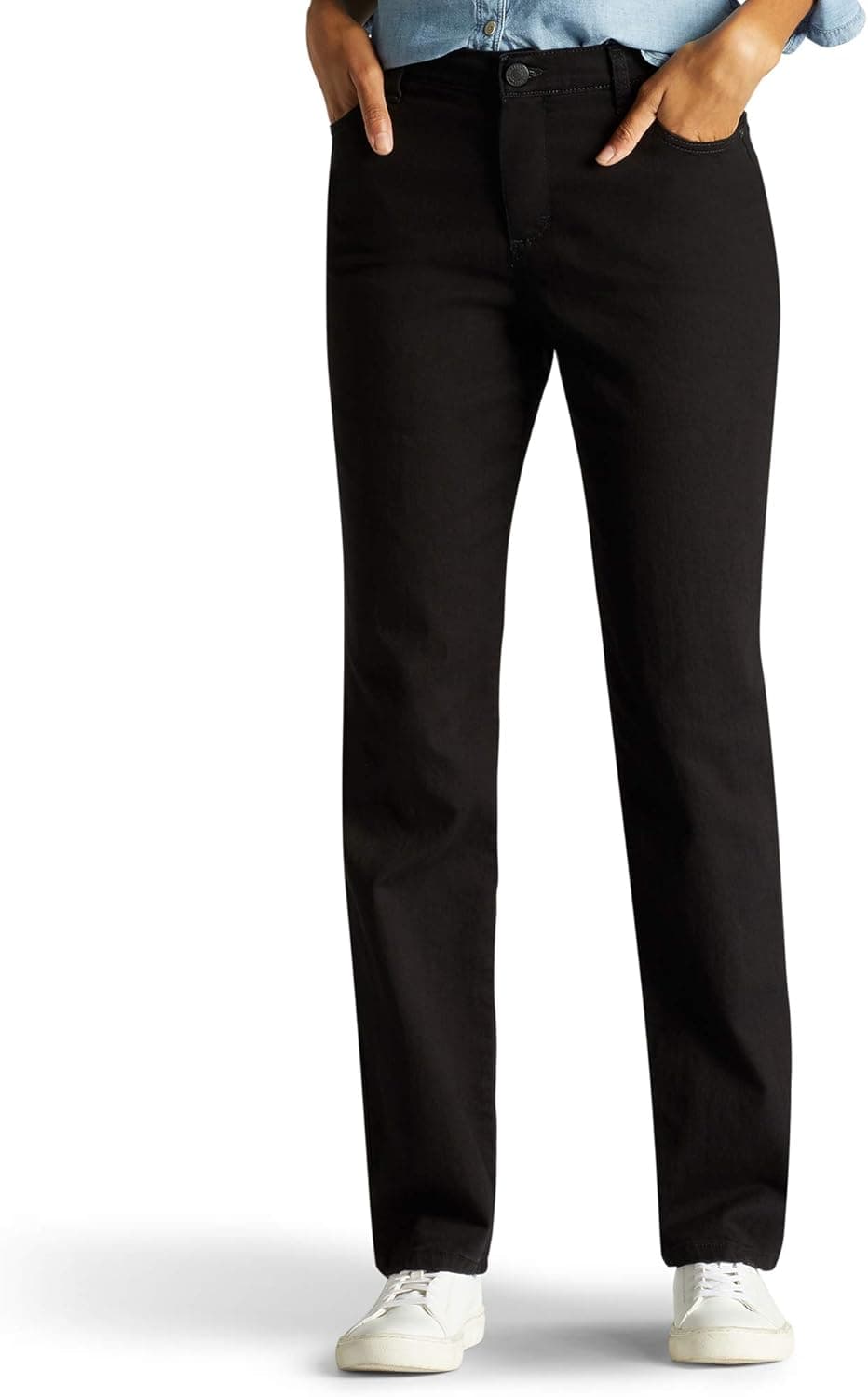 50% Off Lee Women's Relaxed Fit Monroe Straight Leg Jeans