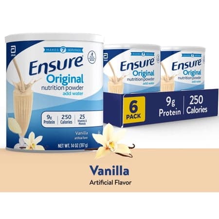 Ensure Original Vanilla Nutrition Powder, Protein Powder, 14.1 oz