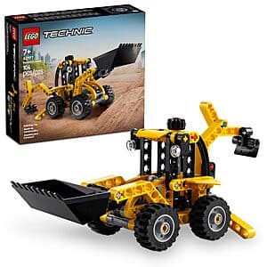 104-Pc LEGO Technic Backhoe Loader Construction Building Toy $7