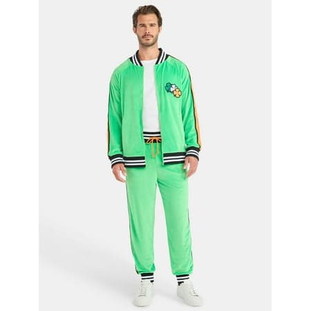 St. Patrick's Day Parade Men and Big Men's Tracksuit Set from Jolly Knits, 2-Piece, Sizes S-3XL