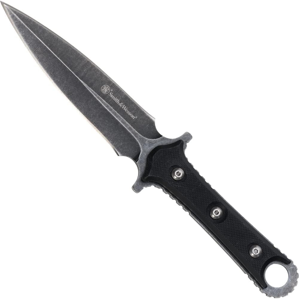 Smith & Wesson Tactical Survival Knife with Dual Edge Blade