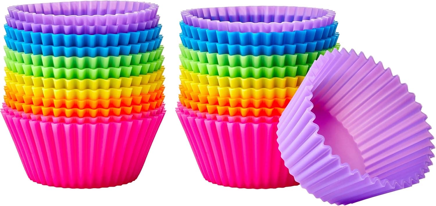 Bake with Ease: Amazon Basics Silicone Baking Cups