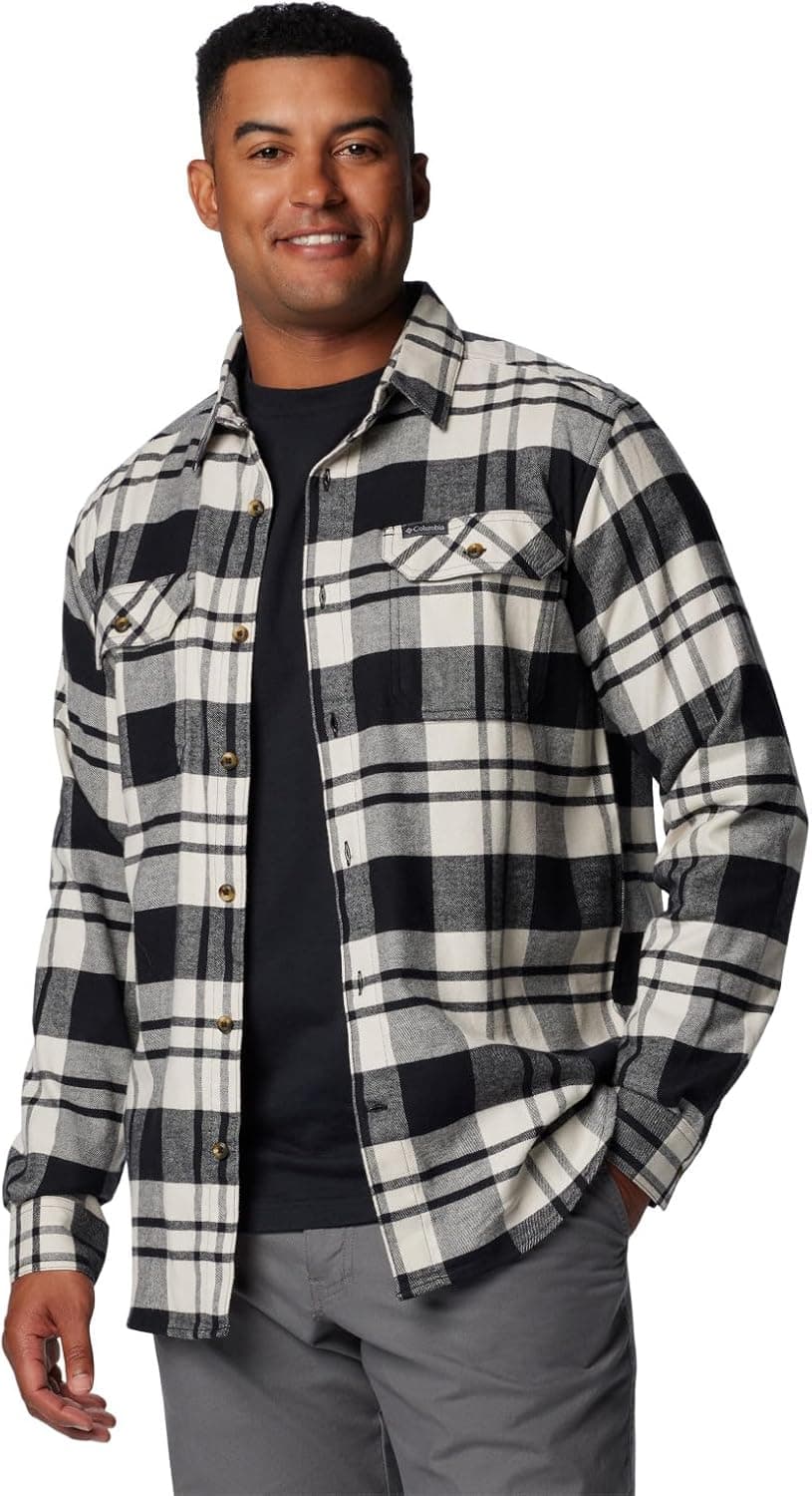 Cozy Flannel Shirt: Columbia Men's Plaid Stretch Flannel