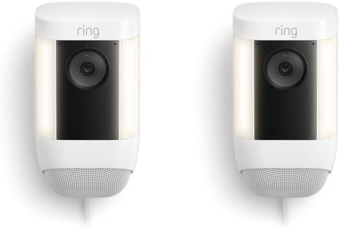 Upgrade Your Home Security with Ring Spotlight Cam Pro 2-Pack
