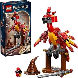 LEGO Harry Potter Fawkes: Dumbledore’s Phoenix Kids Toy - Building and Learning Toy for Pretend Play - Harry Potter Collectible for Boys and Girls, Ages 8+ - Gift Idea for Birthdays - 76448