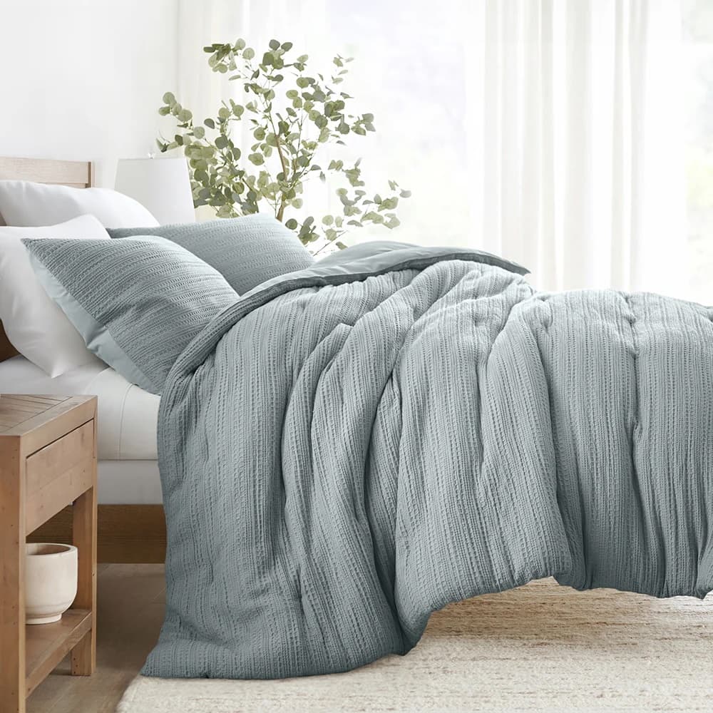 Textured Comforter Sets 75% Off at Linens & Hutch