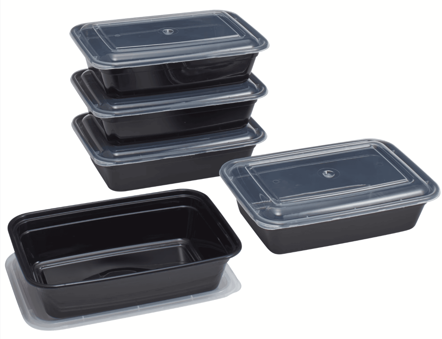 10-Count Mainstays Meal Prep Food Storage Containers with Lids Walmart
