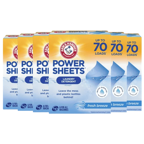 Arm & Hammer Laundry Detergent Sheets for $25: Convenient Cleaning