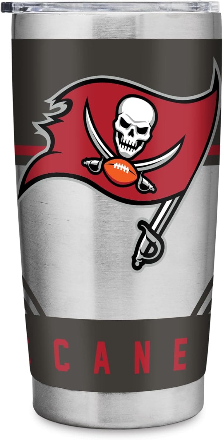 Rico Industries Tampa Bay Buccaneers Stainless Steel Tumbler