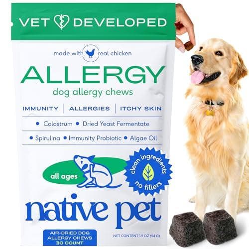 Native Pet Dog Allergy Chews - Natural Relief for Your Furry Friend