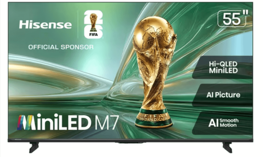 Save 25% on Hisense 55" Mini-LED QLED 4K Smart TV