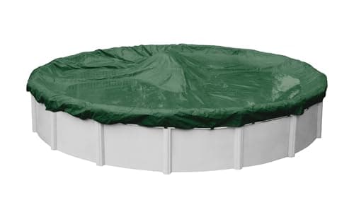Heavy-Duty Green Winter Pool Cover with Long Warranty
