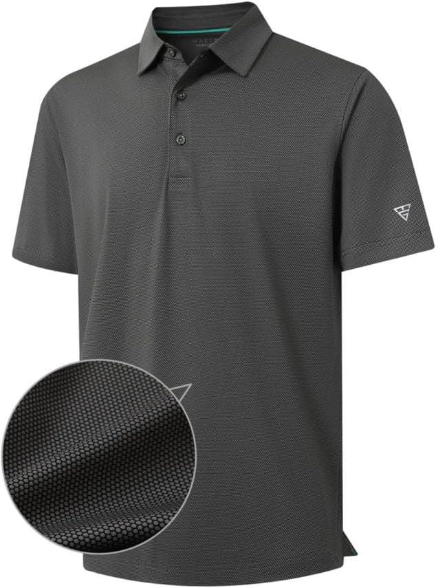 57% Off Moisture-Wicking Polo Shirt on Amazon
