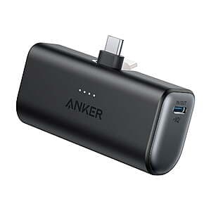 Anker Nano 5000mAh Power Bank with Foldable USB-C - $10 at Walmart