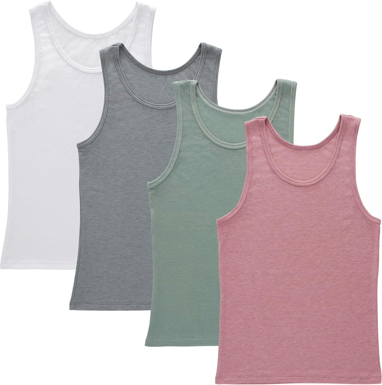 Hanes Girls' Originals Supersoft Modal Stretch Rib Tanks