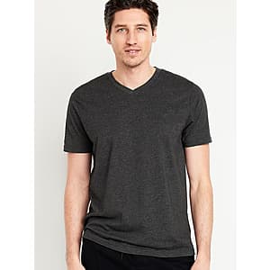 Old Navy Extra 30% Off Select Sale Styles: Men's Soft-Washed V-Neck Tee (various) $4.20 & More + Free Pickup