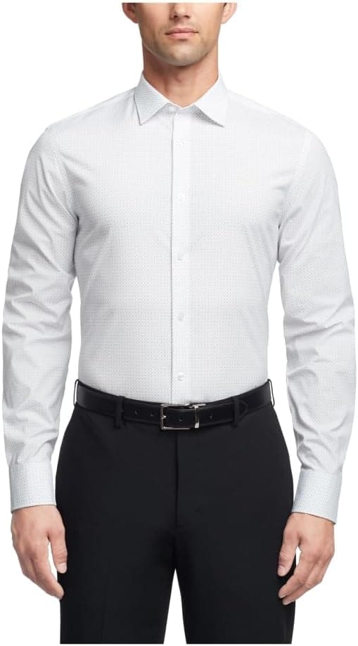Save 68% on Calvin Klein Men's Slim Fit Stretch Dress Shirt