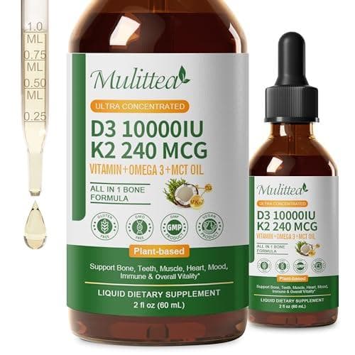 Organic Vitamin D3 K2 Supplement - 56% Off 2-Pack