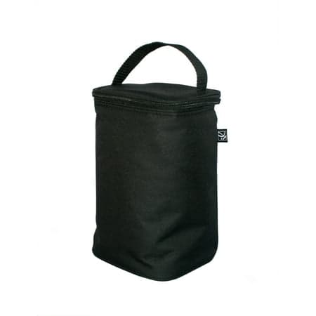 J.L. Childress TwoCOOL Breast Milk Cooler - Baby Bottle & Baby Food Bag - Black