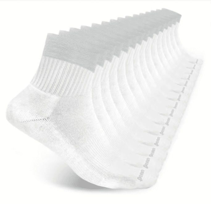 Comfortable Socks for Men: 15-Pack Penn Cushioned Quarters