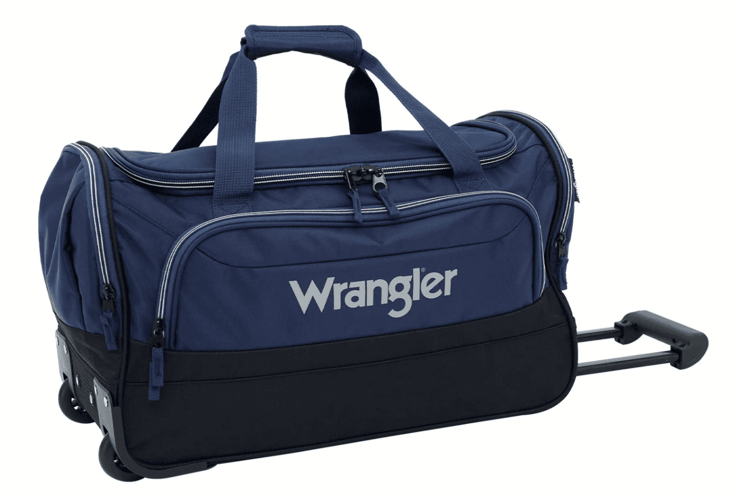 Save 71% on Wrangler 21" Deluxe Polyester Rolling Duffel