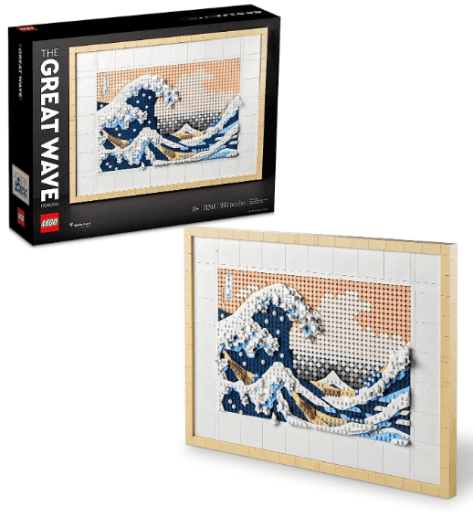 Recreate the Great Wave with LEGO Art Hokusai